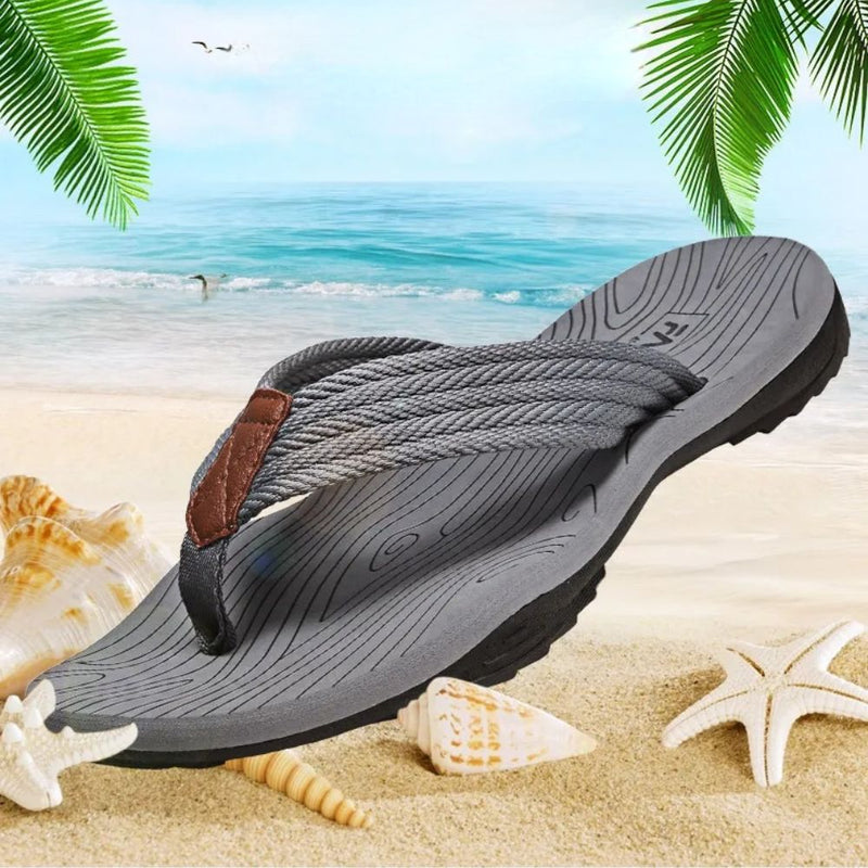 Chinelo Masculino Flip Flop Estilo Verão Praia Macio e Flexível