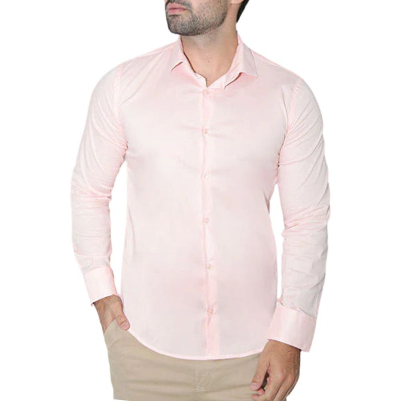 Camisa Social Masculina Slim com Elastano Linha UrbanoStyle