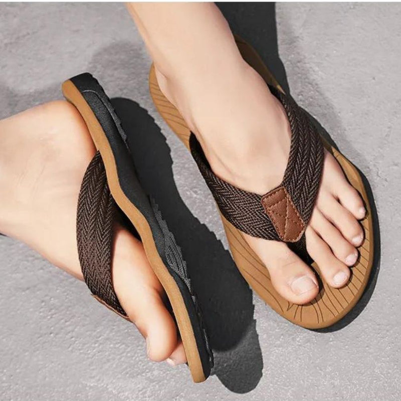 Chinelo Masculino Flip Flop Estilo Verão Praia Macio e Flexível