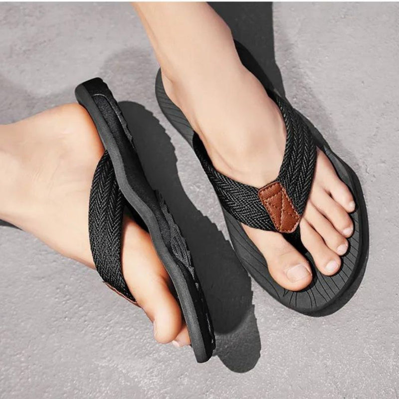 Chinelo Masculino Flip Flop Estilo Verão Praia Macio e Flexível