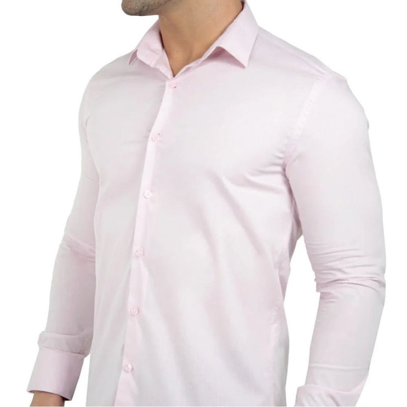 Camisa Social Masculina Slim Fit Manga Longa Linha UrbanoStyle