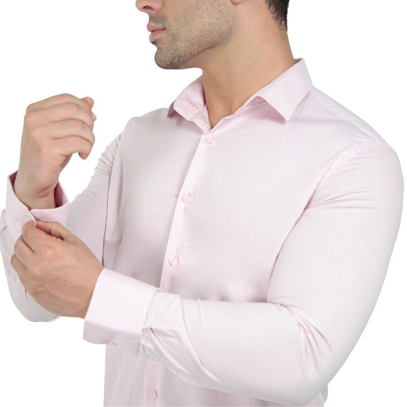 Camisa Social Masculina Slim Fit Manga Longa Linha UrbanoStyle