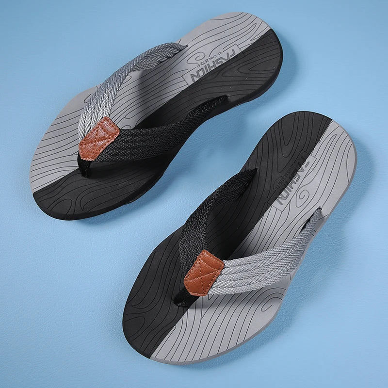 Chinelo Masculino Flip Flop Estilo Verão Praia Macio e Flexível