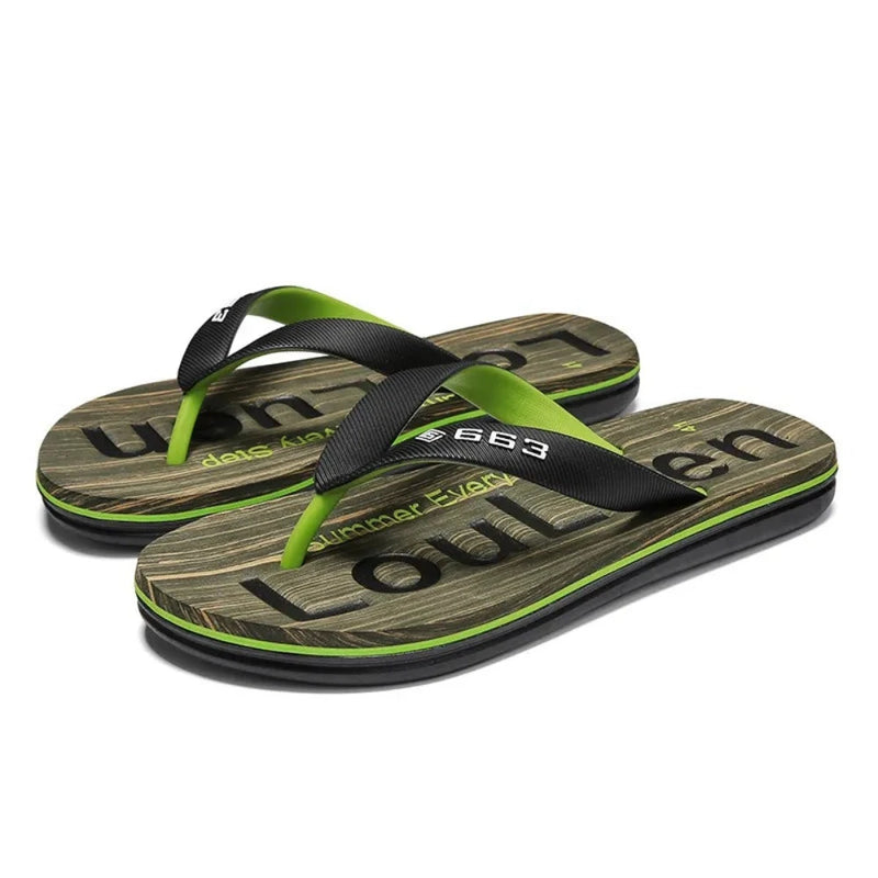 Chinelo Masculino Flip Flop Louluen em EVA Praia Verão