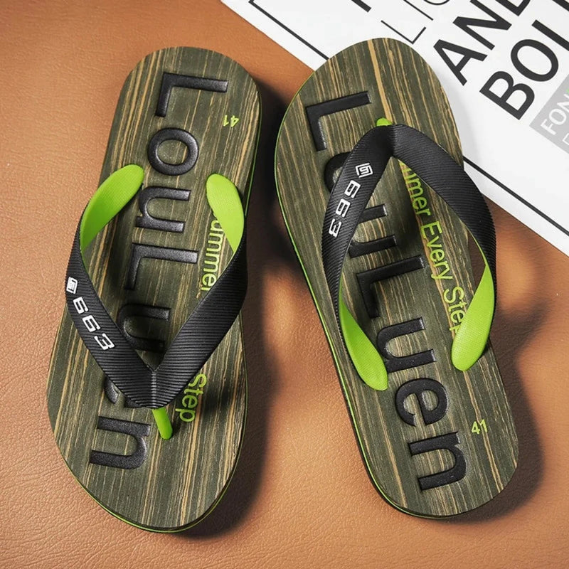 Chinelo Masculino Flip Flop Louluen em EVA Praia Verão